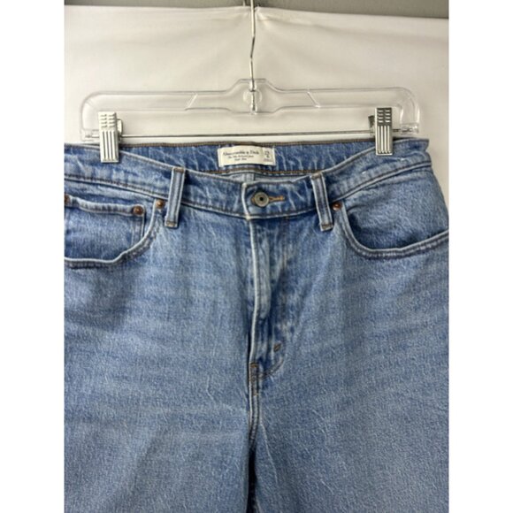 Abercrombie & Fitch Women’s 29/8 The 90s Relaxed High Rise Jeans Bootcut Leg - Picture 14 of 16